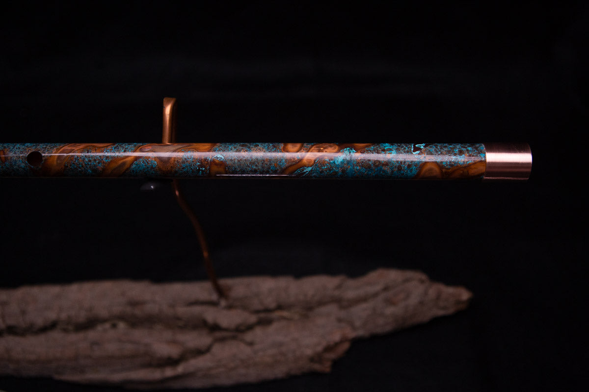 Copper Flute #0053 in Arctic Burl | Low C