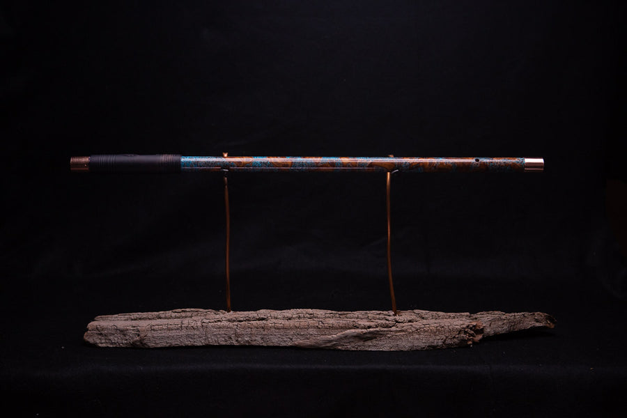 Copper Flute #0054 in Arctic Burl | Low C