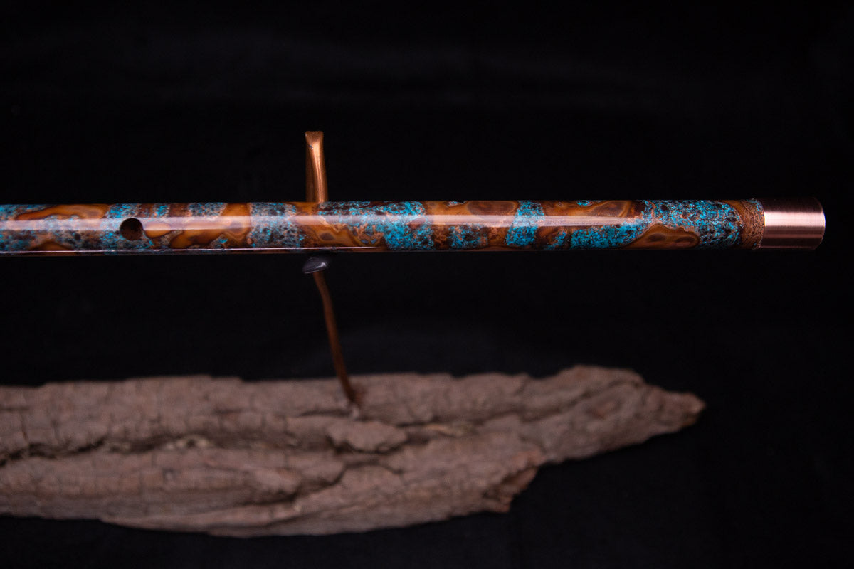 Copper Flute #0054 in Arctic Burl | Low C
