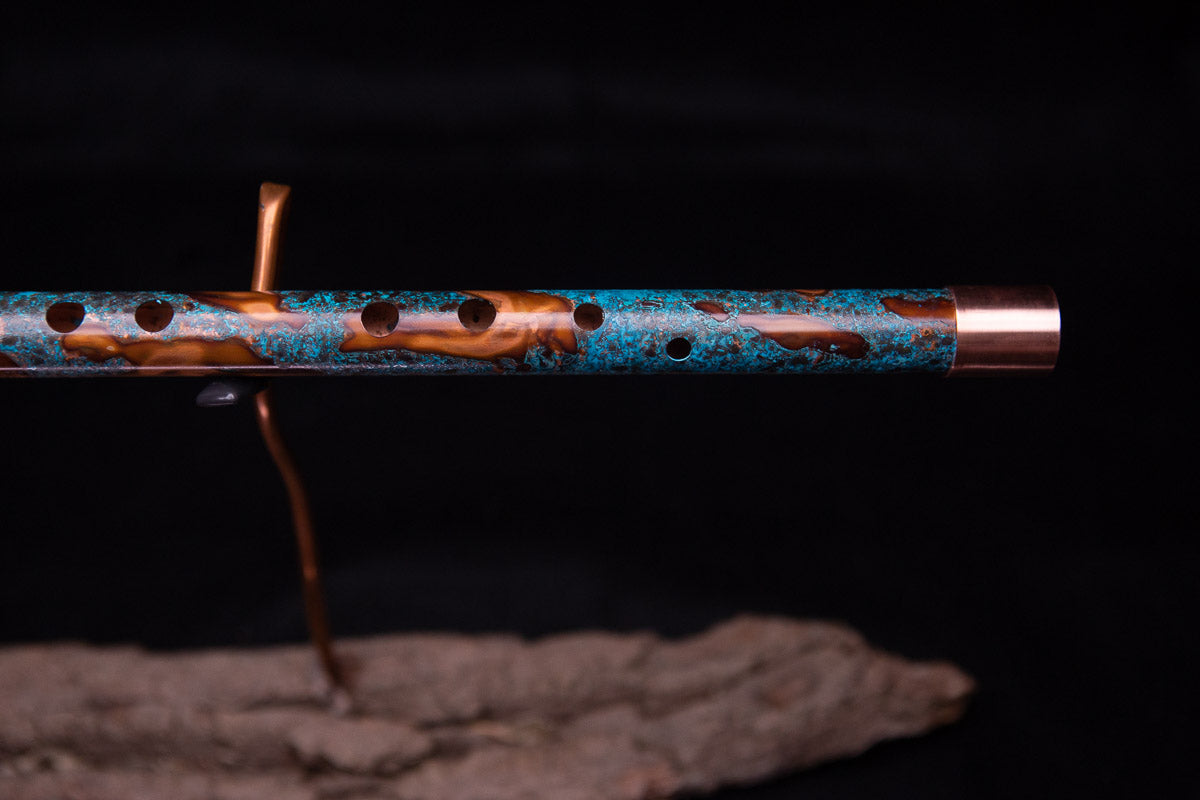 Copper Flute #0055 in Arctic Burl | Low C