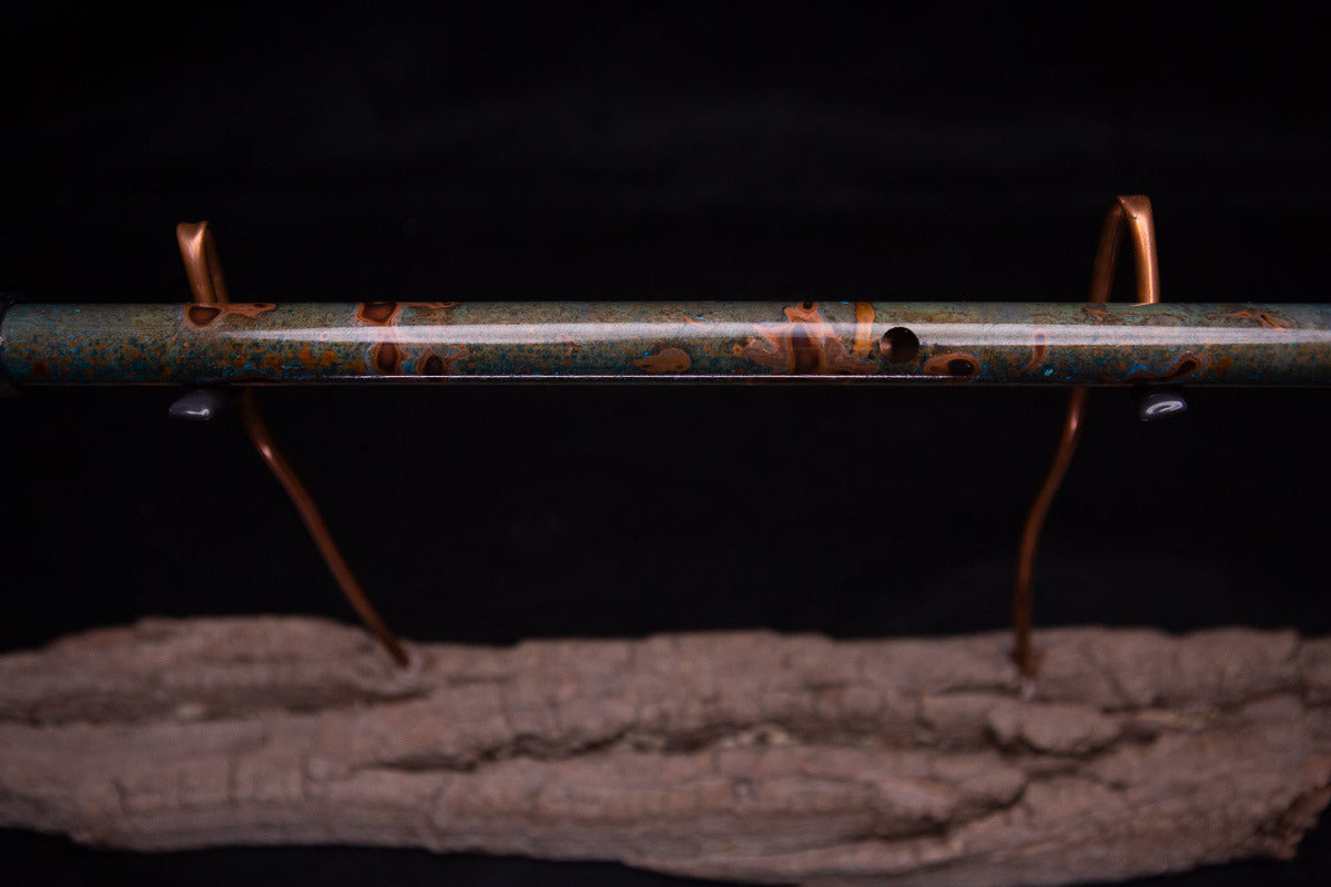 Copper Flute #0058 in Emerald Shadow | Low C