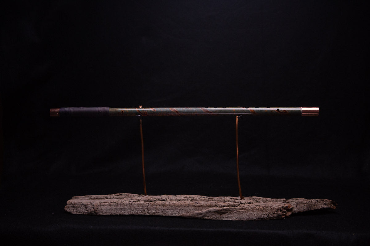 Copper Flute #0060 in Emerald Shadow | Low C