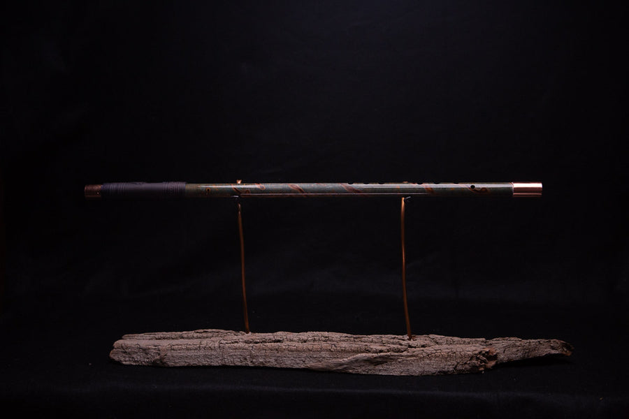 Copper Flute #0060 in Emerald Shadow | Low C