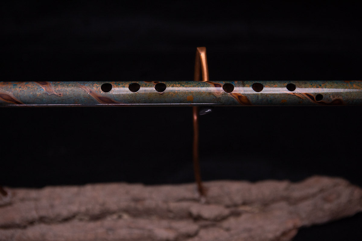 Copper Flute #0060 in Emerald Shadow | Low C