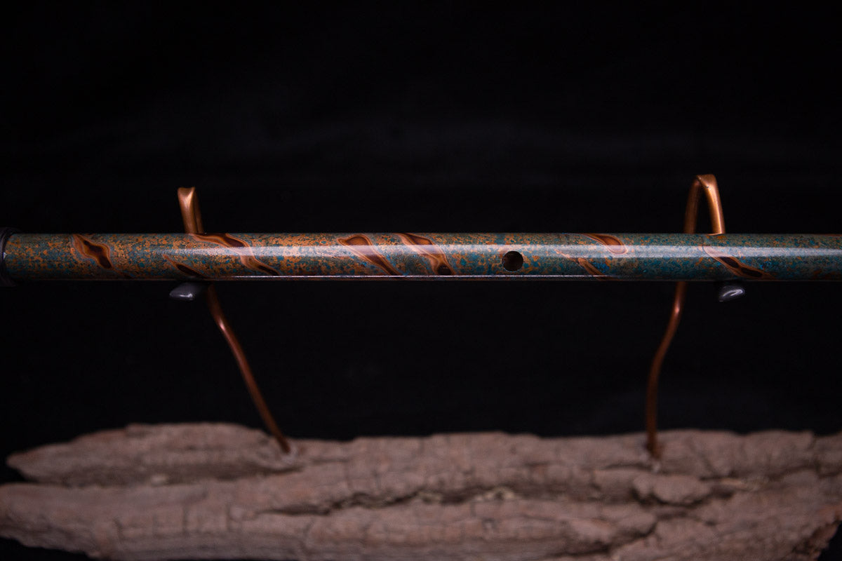 Copper Flute #0060 in Emerald Shadow | Low C