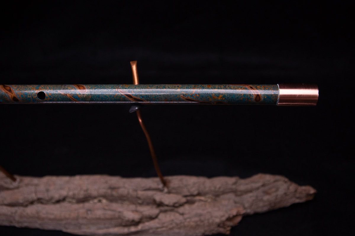 Copper Flute #0060 in Emerald Shadow | Low C