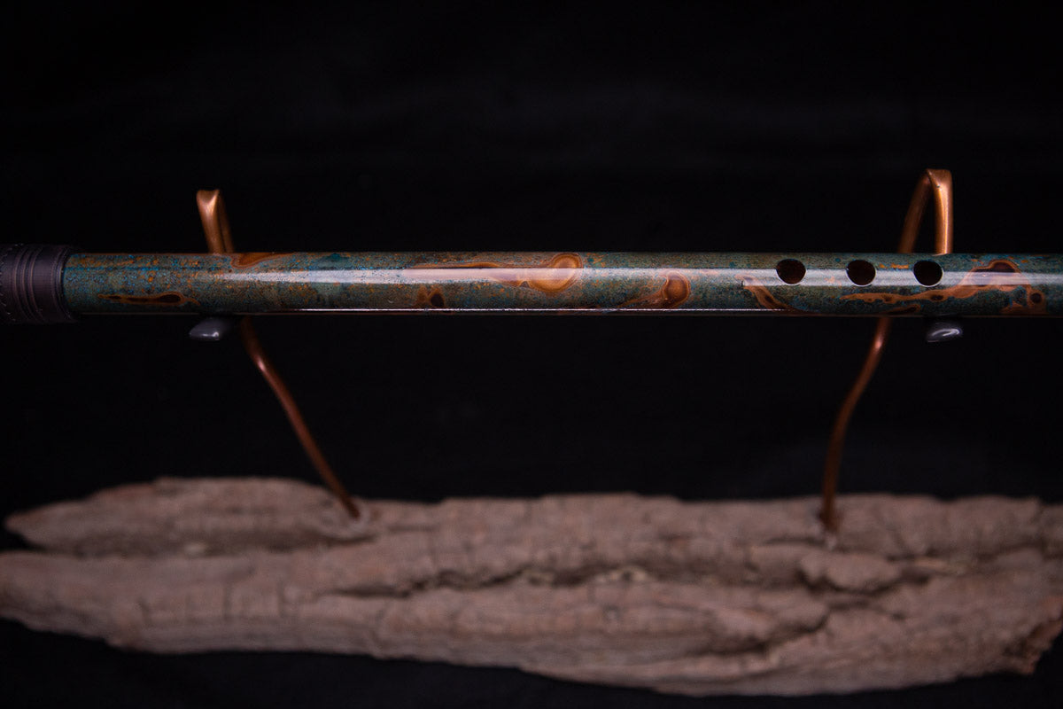 Copper Flute #0061 in Emerald Shadow | Low C