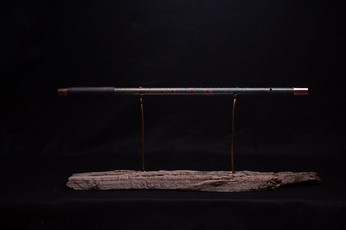 Copper Flute #0063 in Emerald Shadow | Low C