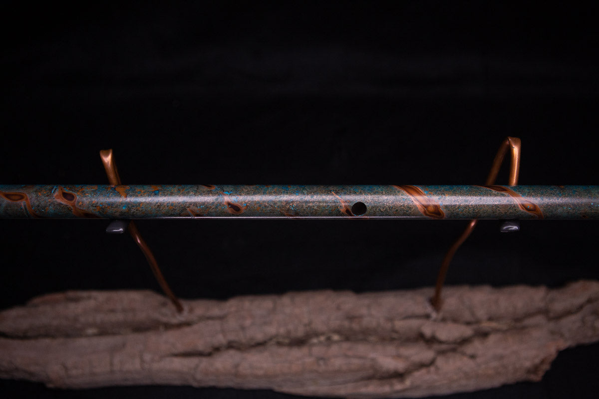 Copper Flute #0063 in Emerald Shadow | Low C