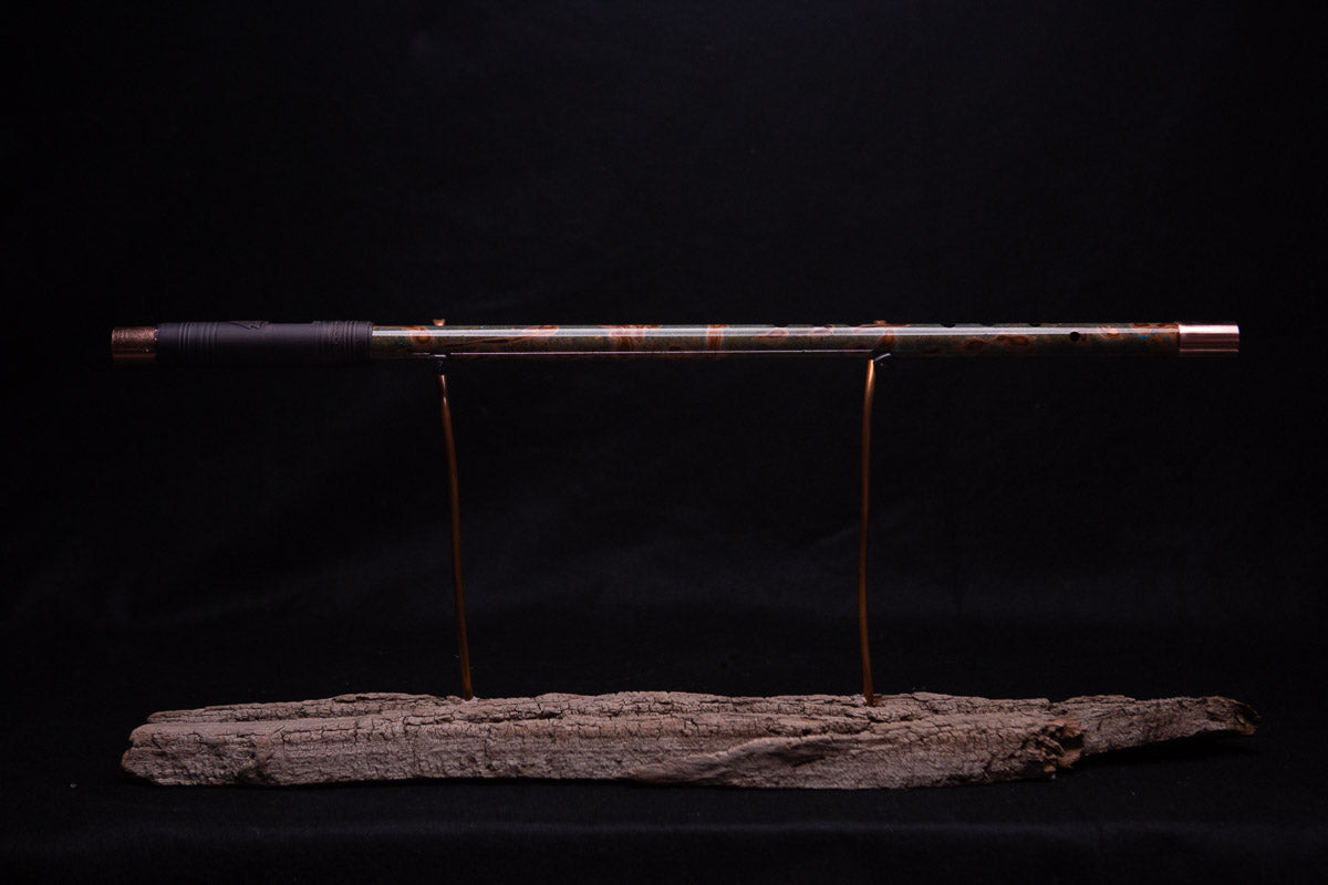Copper Flute #0064 in Emerald Shadow | Low C