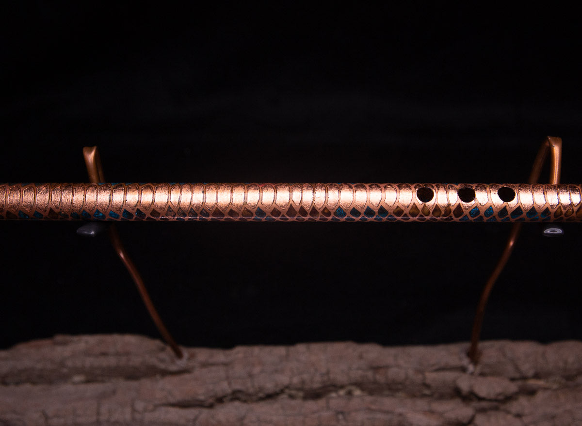 Copper Flute #SE0000 The Copper Serpent  | Low C