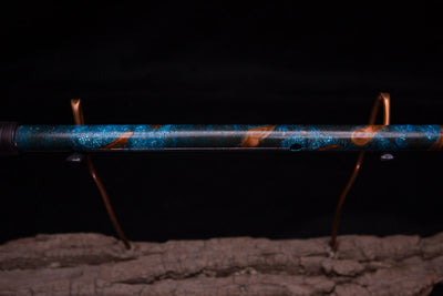 Copper Flute #0067 in Arctic Galaxy w/Brass End Cap | Low C